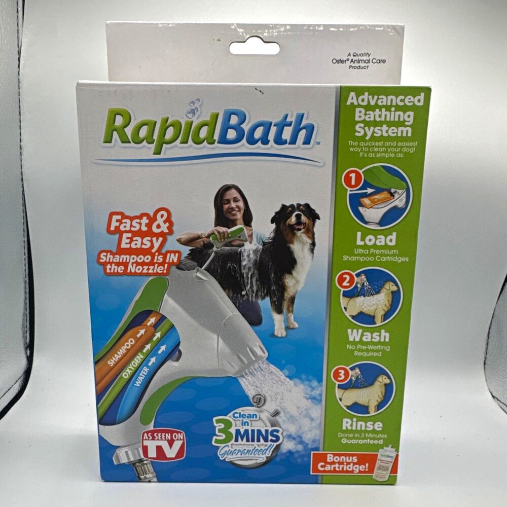 Oster RapidBath Advanced Bathing System Dog Wash Sprayer & Shampooing Tool